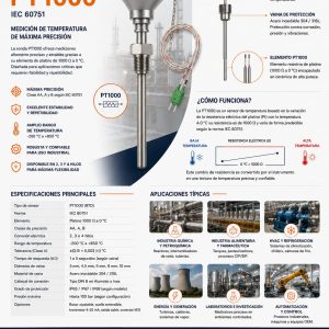 Sonda RTD PT1000 – Sensores BCN